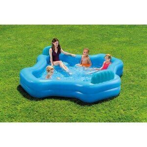 Intex Relax 2-Seat Cool Swim Center Family Lounge Inflatable Pool